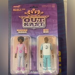 Outkast Action Figures Set - Pink, Blue, White